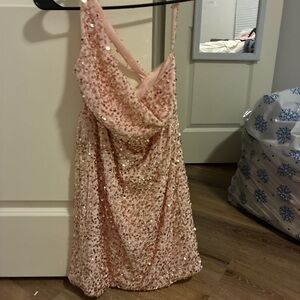 Pink Sequin Dress